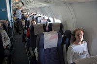 Underholding på flyet / Entertainment on the plane